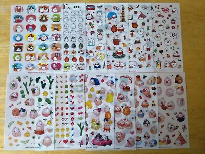 2 Sheets Of Cute Kawaii Mini Molang Rabbit Stickers Art Card Crafts Scrapbooking • £2.25