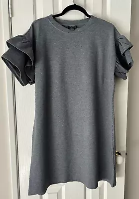 City Chic Grey Short Sleeve Tunic Dress Size XS - Good Condition • $20