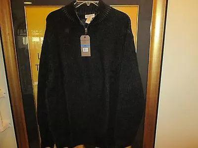 Dockers Men's Sweater New Black Size Extra Large Tall • $24.49