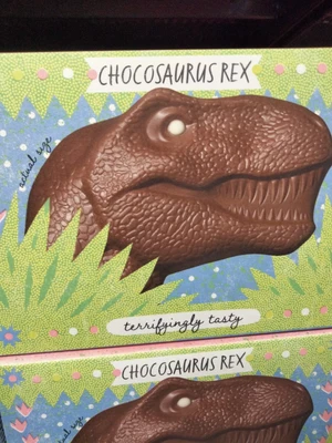 £10 • Buy M&S Chocosaurus Rex Easter Egg