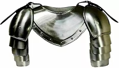 Medieval Steel Crusader Warrior Arm Shoulder Pauldrons Armour Reenactment  • $206.32
