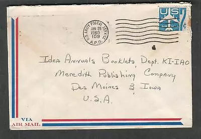 1960 Cover Lt Jon C Stine HQ Sqd 50th Air Base Gp APO 109 Hahn Aor Base Germany • $7