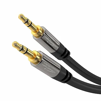 Pro Series 25 Feet  3.5mm Port Audio Aux Cord 24k Gold-Plated Male To Male • $10.86