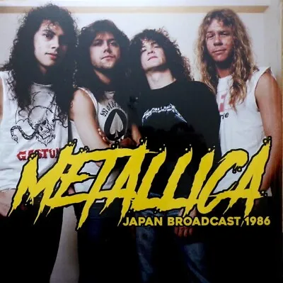 METALLICA Japan Broadcast 1986 12  Vinyl 2 LP NEW • $29.99