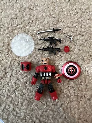 Marvel Minimates Deadpools Assemble Captain Ameri-Pool America Figure • $13