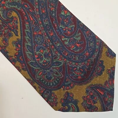 Vintage Polo Ralph Lauren 100% Silk Tie Handmade Paisley 3” Slim Skinny • $24.90