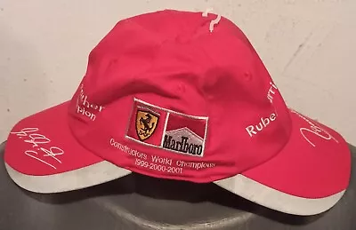 Vintage 2001 Ferrari Schumacher Barrichello Double Side Cap • $45