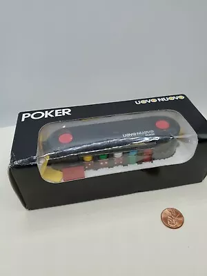 Uovo Nuovo Mini Roulette Wheel Board Game Poker Chips Open Box Never Used  • $24