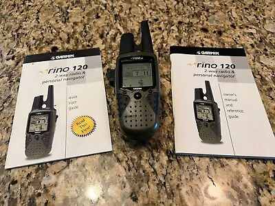 $80 • Buy Garmin Rino 120 Handheld GPS Navigator / 2-Way Radio
