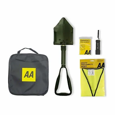 £17.50 • Buy AA Winter Emergency Travel Car Kit Snow Shovel Torch Hi Vis Blanket