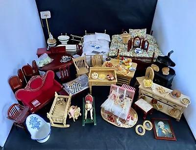 Huge Job Lot Bundle Dolls House Furniture & Accessories 1:12 Scale • $58.10