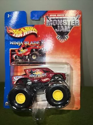 Hot Wheels Monster Jam Monster Truck Ninja Blade #21 Die-cast Metal 1/64 Scale • $15