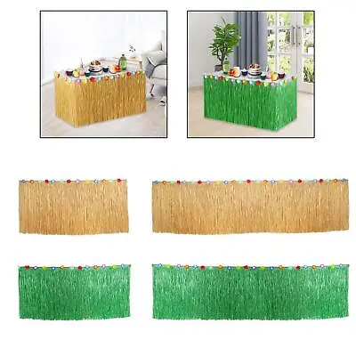 £8.69 • Buy Grass Table Skirt Modern Outdoor For Theme Party Ceremony Baby Shower Wedding