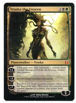 $6.99 • Buy Return To Ravnica ** 4x Vraska The Unseen X4 ** Mtg Magic (EX+/NM-)