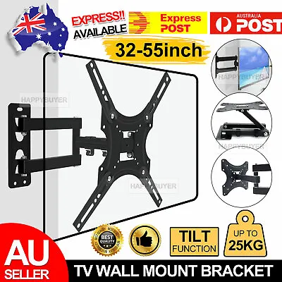 $19.95 • Buy Corner TV Wall Mount Bracket Tilt Swivel 32 37 40 42 50 52 55 Plasma LCD LED AU
