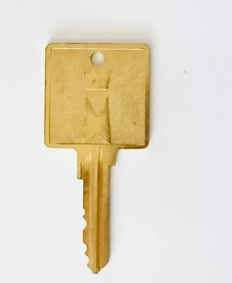 Vintage Marriott Hotel Brass Room Key #181 Crown Logo No Location Square Head • $12.99