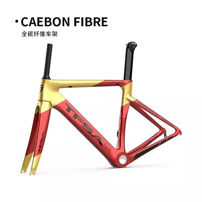 Carbon Road Bike Frameset DI2/Meachancial Racing Bike Frame Internal Routing  • $715.46