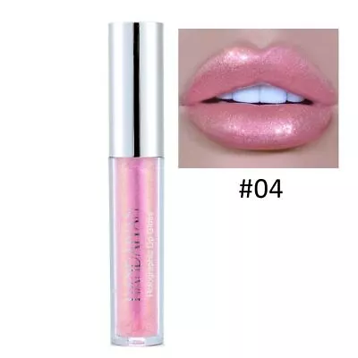 HANDAIYAN Glitter Liquid Lip Gloss Crystal Laser Mermaid Holographic Lipstick • £3.49