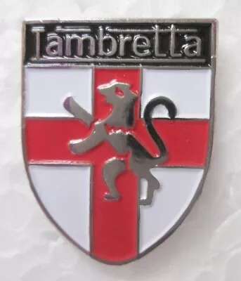 Lambretta England Shield Mods Scooter English Scooterist Uk Lapel Pin Badge 3-10 • £3.99