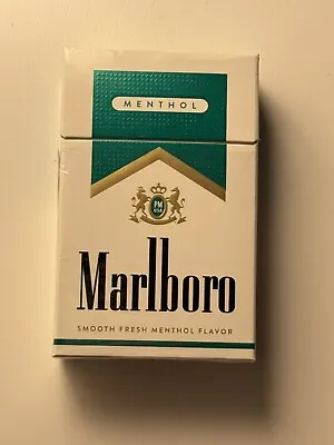 Marlboro Green Blend Smooth Fresh Menthol 20 Cigarette Pack EMPTY Box Nice! • $19