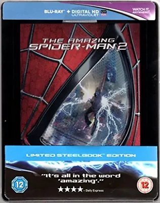 The Amazing Spider-Man 2 U.K Steelbook [Blu-ray] - DVD  VAVG The Cheap Fast Free • £7.47