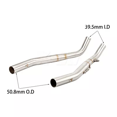 For Honda Varadero 1000 99-14 XL1000V Motorcycle Exhaust Muffler Mid Link Pipe • $201