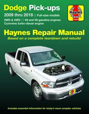 Dodge V6 And V8 Gas And Cummins Turbo-Diesel Pick-ups 09-18 Hayne • $27.97