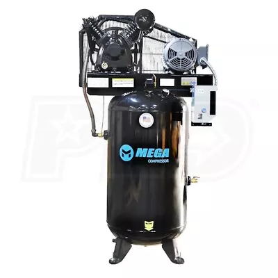 Mega Power MP-7580VM 1 Phase 2 Stage 7.5HP  230V Vertical Air Compressor 80 Ga • $2999.95