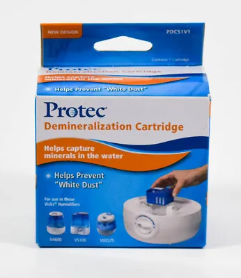 Protec DEMINERALIZATION CARTRIDGE Vicks Humidifier PDC51V1 DC-51 • $13.95