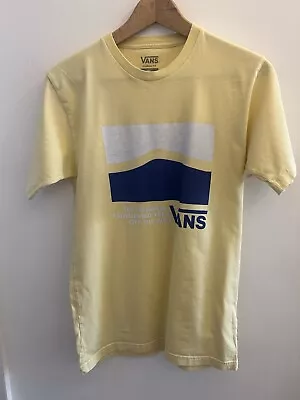 Mans Vans Small Yellow T-shirt • £0.99