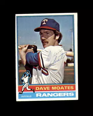 Dave Moates Hand Signed 1976 Topps Texas Rangers Autograph • $10