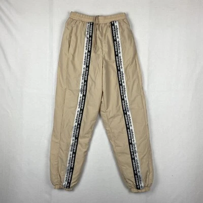 $20 • Buy Adidas Tracksuit Pants Womens Activewear Beige Polyester Nylon Ladies Size 8