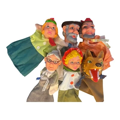 $39.99 • Buy Vintage 70's Mr Rogers Neighborhood Puppets Lot Of 6