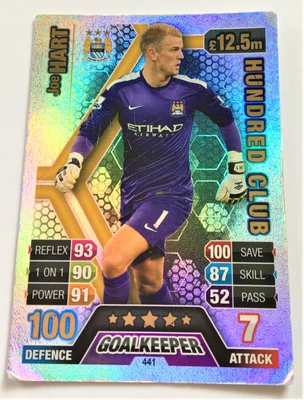 £2.75 • Buy Match Attax 2013/14 13/14 Joe Hart 100 Hundred Club No 441 Great Condition