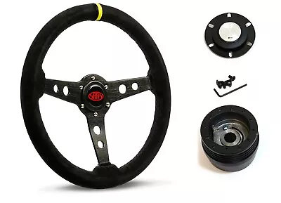 SAAS Steering Wheel SW616OS-S & Boss For Mazda 808 929 -323 626 1970-1985 • $216