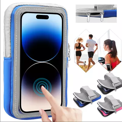 Universal Waterproof Armband Case Phone Holder Pouch Sports Gym Running Exercise • $8.92