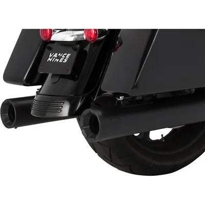 Vance & Hines - 46714 - Eliminator 400 Slip-On Exhaust Mufflers (Black/Black) • $599.99