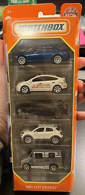 2022 Matchbox MBX City Drivers 5-Pack Chrysler Toyota Volvo Fiat • $13