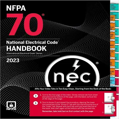 70 National Electrical Code Handbook 2023 Edition With Tabs Hardcover • $87.01