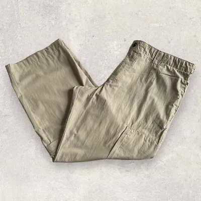 Men’s Marks & Spencer Stone / Cream Zip Off Cargo Trousers W36 L29 • £11.95