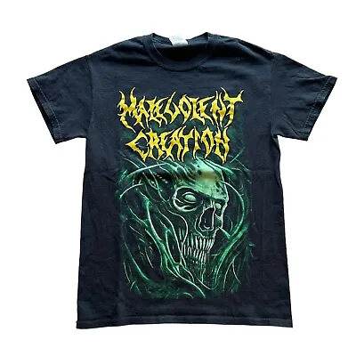 Malevolent Creation Death Metal Band 2014 European Tour Graphic Shirt Men's S • $20