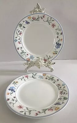 2 Villeroy & Boch MARIPOSA Salad Dessert Plates 8 3/8  Bone China Germany • $24