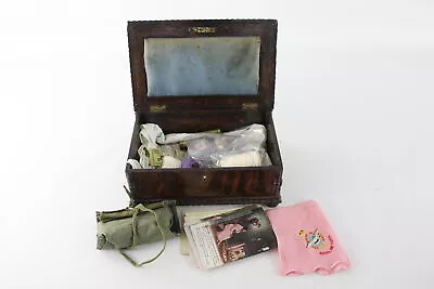 £2.20 • Buy Antique / Vintage Military Themed HABERDASHERY SET Inc Trench Art Etc