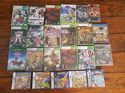 Giant New Game Lot! 20+ Titles Various Genres - Ps3 Xbox 360 Ds Switch Wii • $365