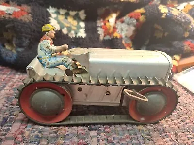 Vintage  Marx Toys Caterpillar Climbing Tractor  Aluminum  Not Working • $85.89