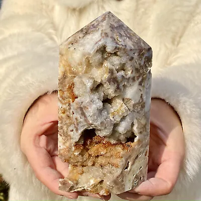 1.67LB Natural Sphalerite Crystal Cave Obelisk Quartz Crystal Energy Column • $0.99