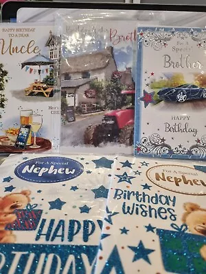 Birthday Greeting Cards For Brother Uncle Or Nephew And Cousin • £1.70