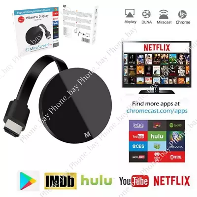 HDMI TV WiFi Video Cast Wireless Media Video Streamer Dongle 1080P HD Receiver • $20.99