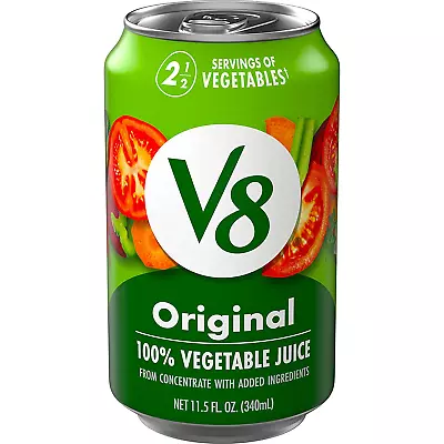 V8 Original 100% Vegetable Juice Vegetable Blend With Tomato Juice 11.5 FL OZ  • $11.71