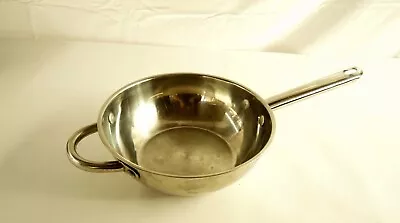 Pre-owned Wolfgang Puck Cafe Collection 10  Stir-Fry Wok 18/10 Stainless Steel  • $28